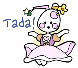 Dogsili - dreaming ballerina sticker #7855073