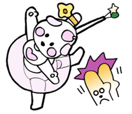 Dogsili - dreaming ballerina sticker #7855075