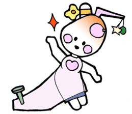 Dogsili - dreaming ballerina sticker #7855084