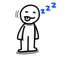 Simple Line Man sticker #7883197