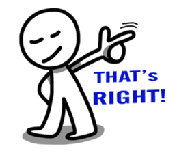 Simple Line Man sticker #7883201