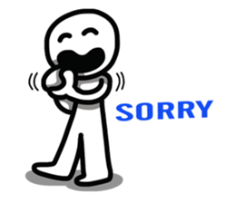 Simple Line Man sticker #7883212