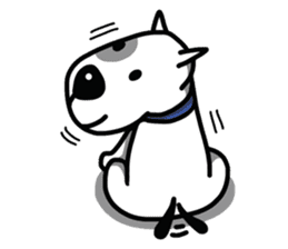 Bull Terrier Puppy sticker #7883266