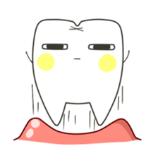 Teeth-cyan sticker #7946621