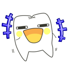 Teeth-cyan sticker #7946635