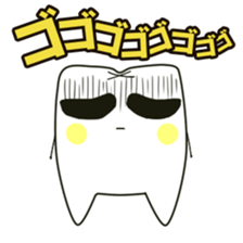 Teeth-cyan sticker #7946637