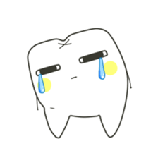 Teeth-cyan sticker #7946640