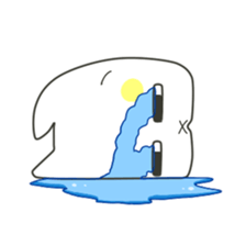 Teeth-cyan sticker #7946641