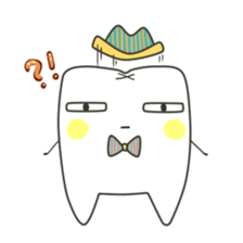 Teeth-cyan sticker #7946645