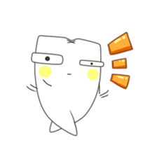 Teeth-cyan sticker #7946648