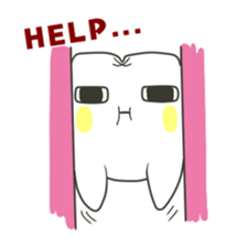 Teeth-cyan sticker #7946649