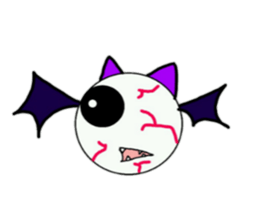 Eyes and eyes cat sticker #7979527