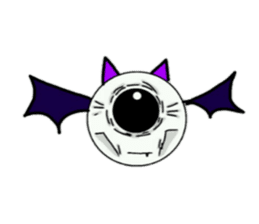 Eyes and eyes cat sticker #7979528