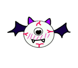 Eyes and eyes cat sticker #7979545