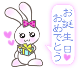 Lovely Fancy Rabbit's XOXO sticker #8024673