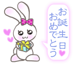 Lovely Fancy Rabbit's XOXO sticker #8024673