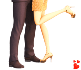 The Gorgeous Couple in Love sticker #8066760