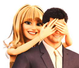 The Gorgeous Couple in Love sticker #8066777