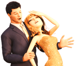 The Gorgeous Couple in Love sticker #8066778