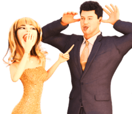 The Gorgeous Couple in Love sticker #8066783