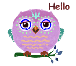 Sweet Fat Owl sticker #8100557