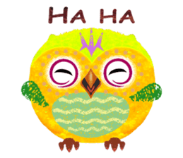 Sweet Fat Owl sticker #8100561