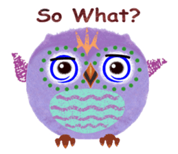 Sweet Fat Owl sticker #8100563
