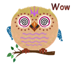 Sweet Fat Owl sticker #8100565
