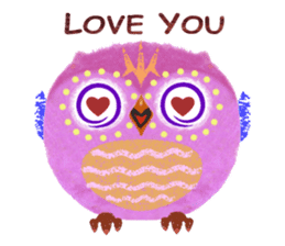 Sweet Fat Owl sticker #8100566