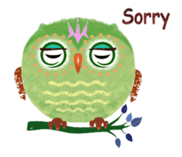 Sweet Fat Owl sticker #8100568