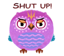 Sweet Fat Owl sticker #8100569