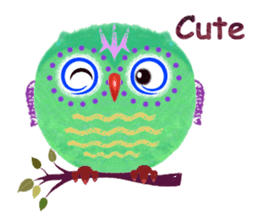 Sweet Fat Owl sticker #8100570