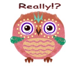 Sweet Fat Owl sticker #8100571
