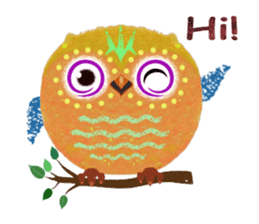 Sweet Fat Owl sticker #8100573