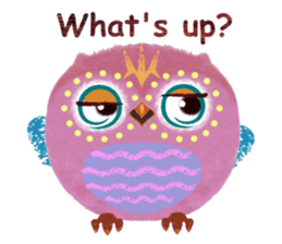 Sweet Fat Owl sticker #8100574