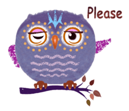 Sweet Fat Owl sticker #8100575