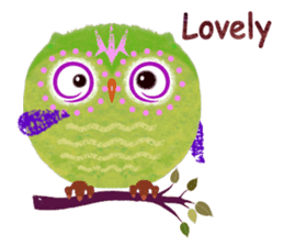 Sweet Fat Owl sticker #8100578