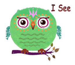 Sweet Fat Owl sticker #8100584