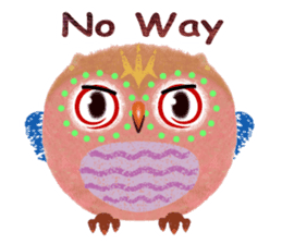 Sweet Fat Owl sticker #8100585