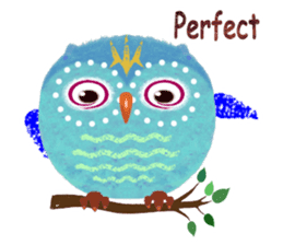 Sweet Fat Owl sticker #8100589