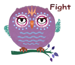 Sweet Fat Owl sticker #8100591