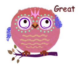 Sweet Fat Owl sticker #8100592