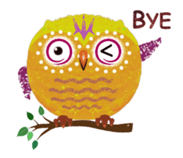 Sweet Fat Owl sticker #8100594