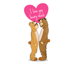 Levi & Olive Hipster Love sticker #8121320