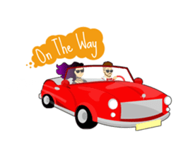 Levi & Olive Hipster Love sticker #8121331