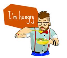 Levi & Olive Hipster Love sticker #8121347