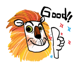 Gold Lion sticker #8171646