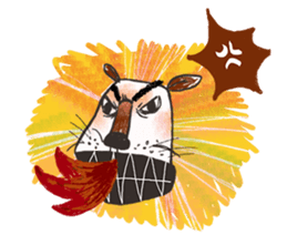 Gold Lion sticker #8171650