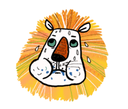 Gold Lion sticker #8171658