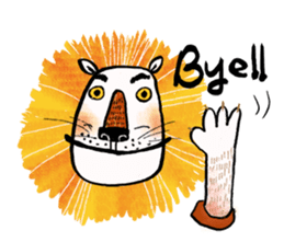 Gold Lion sticker #8171663